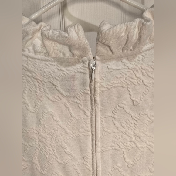 Lily Pulitzer Resort White Tisbury Knit Pucker Jacquard Shift Dress - Picture 10 of 13